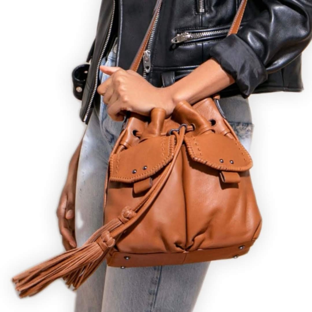 Aimee Kestenberg "Fly with Me"  Bucket Crossbody - Picture 2 of 6